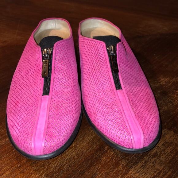 Prevata Comfort Girly Pink Slip On Italian Flats - Picture 3 of 6